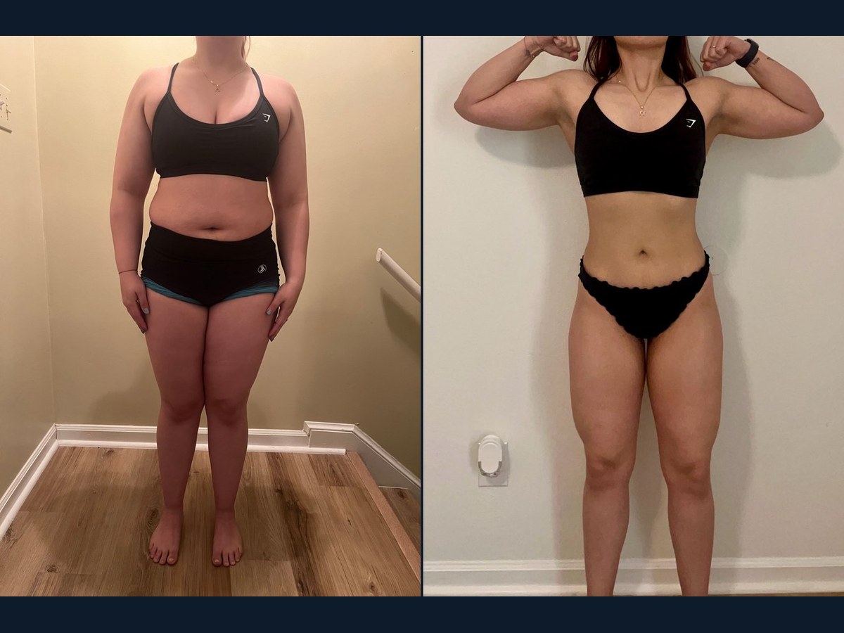 Online coaching body recomposition results - RTN Coaching